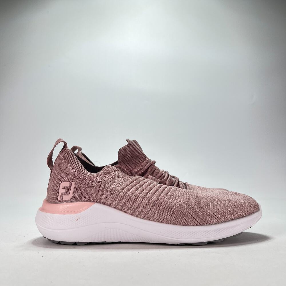 FootJoy Flex XP Mauve Pink Athletic Spikeless Golf Shoes 95335 Women's Size 6W
